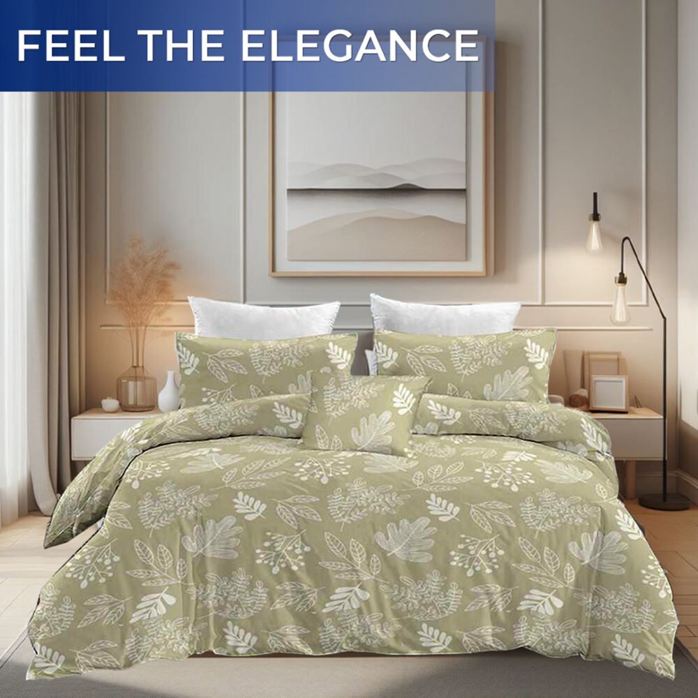 Bed cover with pillow cases