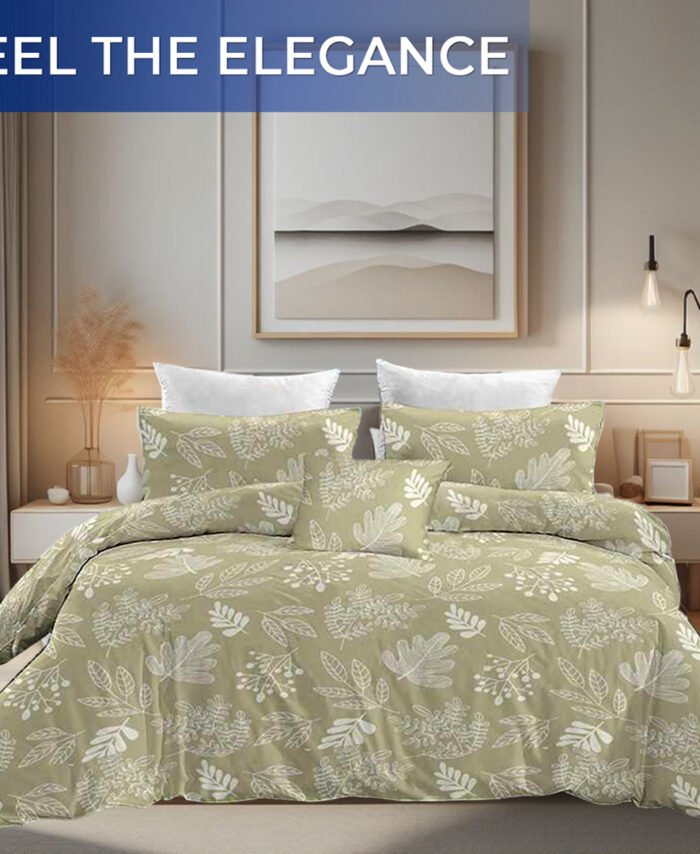 Bed cover with pillow cases