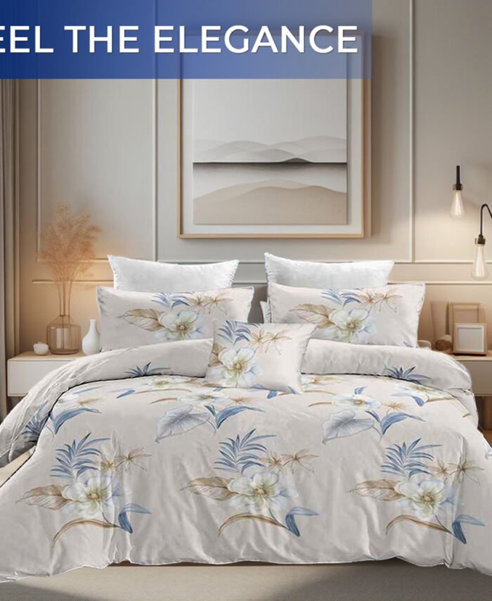 Bed cover with pillow cases