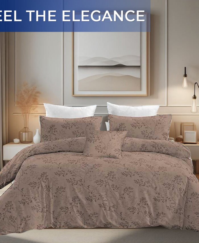 Bed cover with pillow cases
