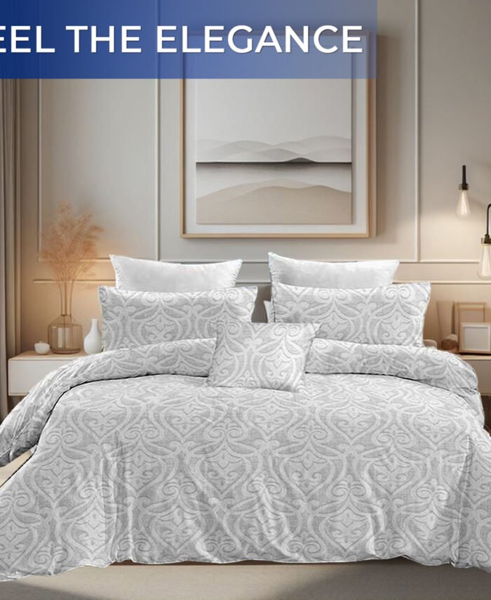 Bed cover with pillow cases