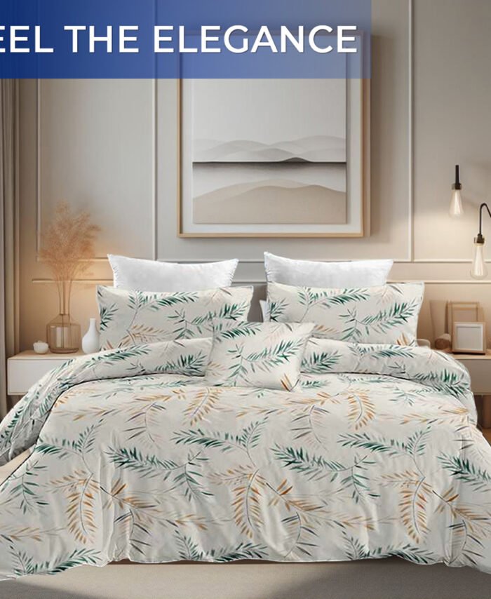 Bed cover with pillow cases