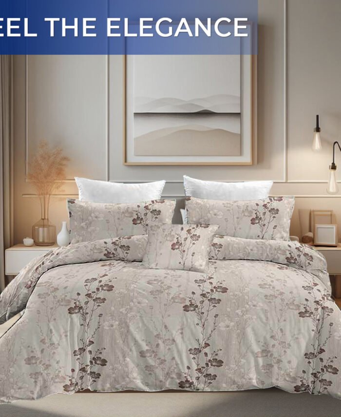 Bed cover with pillow cases