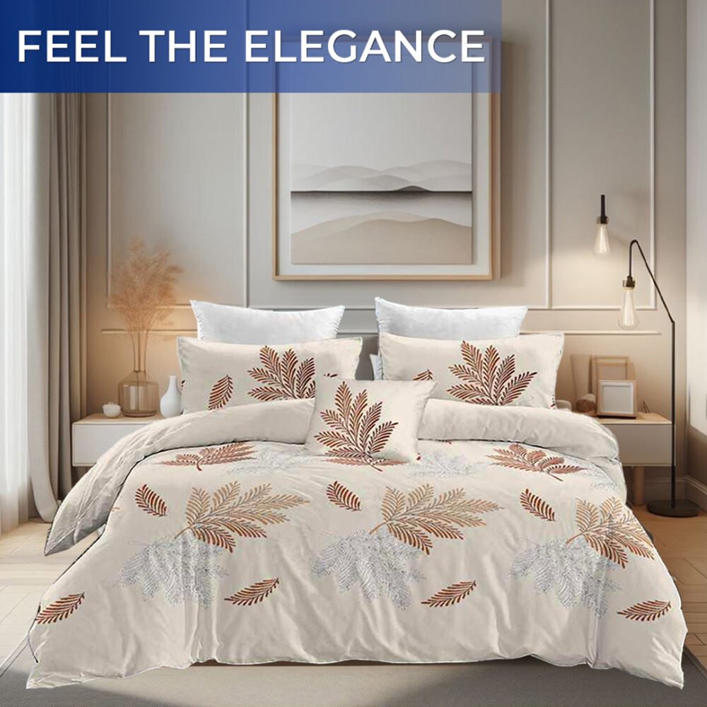 Bed cover with pillow cases