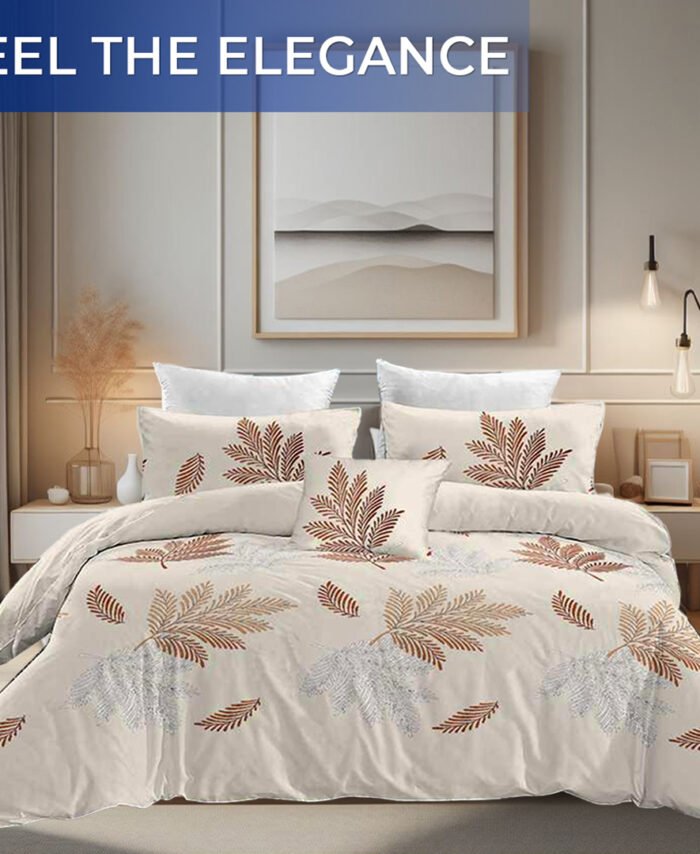 Bed cover with pillow cases