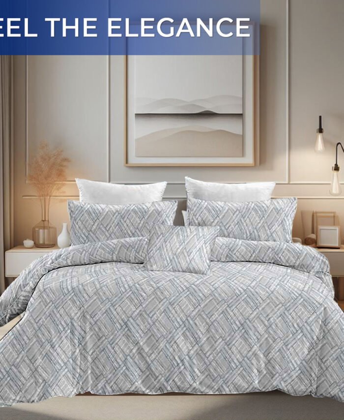 Bed cover with pillow cases