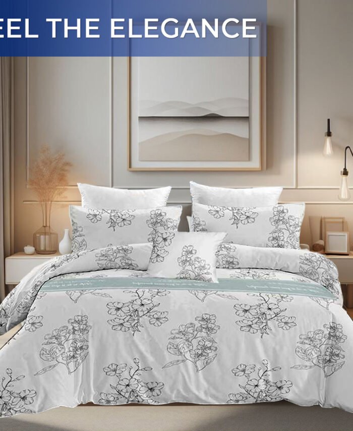 Bed cover with pillow cases