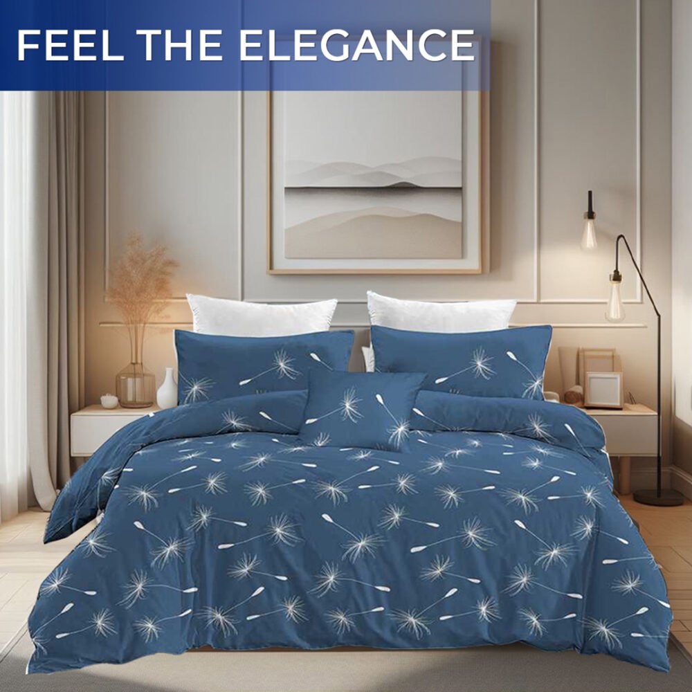 Bed cover with pillow cases